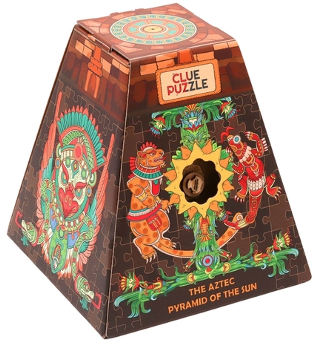 Geronimo-Spiele Cluepuzzle – IDVENTURE – Fluchtspiel – Puzzle – Holz – 1 Spieler
