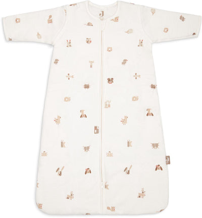 Jollein Babyschlafsack mit abnehmbarem Ärmel 110 cm – Tierfreunde