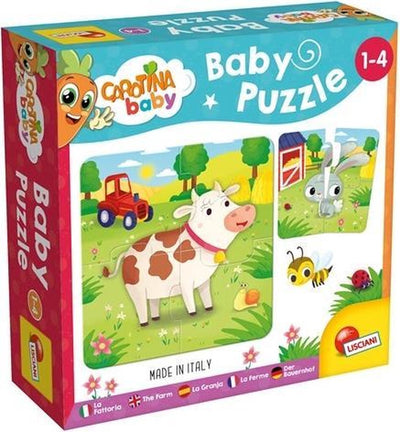 Ericson Lisciani 80083 Puzzle 4 Teile Bauernhof