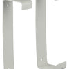 Renson 1006420 – Set mit 2 PVC-Montagehalterungen 7023 weiß 204 x 60 mm | 5 Stück