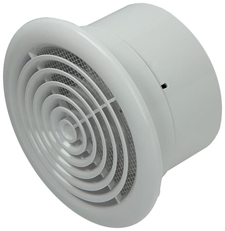 Renson 1006440 – mechanischer Lüfter rund Stk. 7132 r weiß ø 125 | 2 Stk