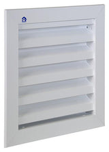 Renson 1006610 - Einbau-Wandgitter 411 RAL 9010 200x200mm | 2 Stk - afbeelding 1