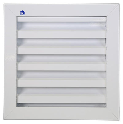 Renson 1006610 - Einbau-Wandgitter 411 RAL 9010 200x200mm | 2 Stk
