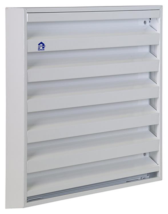 Renson 1014554 - Aufputz-Wandgitter Alu weiß 431 225x225mm | 2 Stk