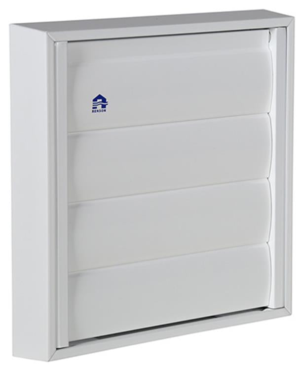 Renson 1013878 - Lamellengitter Aluminium weiß 433 173x173mm | 2 Stk