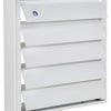 Renson 1013879 - Lamellengitter Aluminium weiß 433 210x210mm | 2 Stk