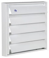 Renson 1013879 - Lamellengitter Aluminium weiß 433 210x210mm | 2 Stk - afbeelding 1