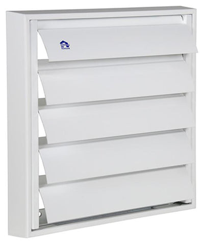 Renson 1013879 - Lamellengitter Aluminium weiß 433 210x210mm | 2 Stk