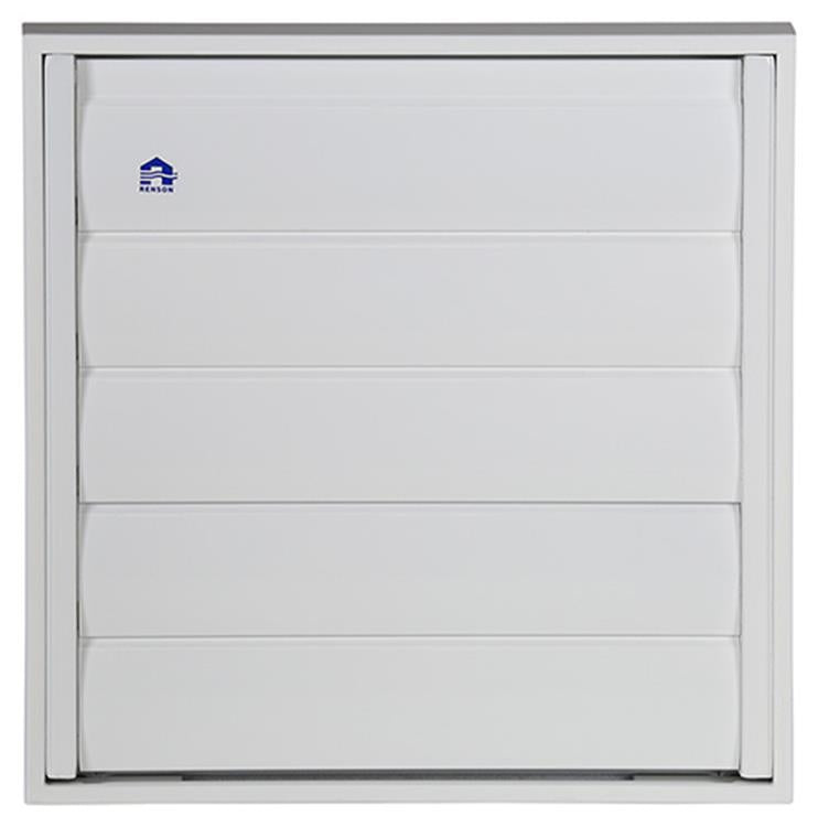 Renson 1013879 - Lamellengitter Aluminium weiß 433 210x210mm | 2 Stk
