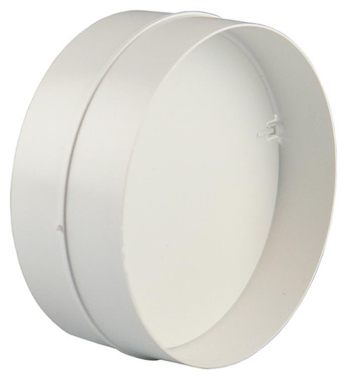Renson 1008569 - PVC-Verbindungsstück + Rückschlagventil 7007 ø. 150mm - weiß | 2 Stk