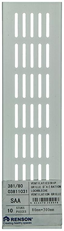 Renson 1059776 – Streifen 381 80 300 Naturfarbe | 2 Stk