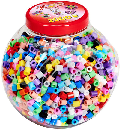 Hama -Bügelnperle in Pot Maxi Pastelmix, 2000st.