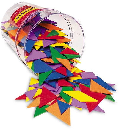 Lernressourcen Tangram-Puzzlespiel 6 Farben Lernspielzeug. - 3+