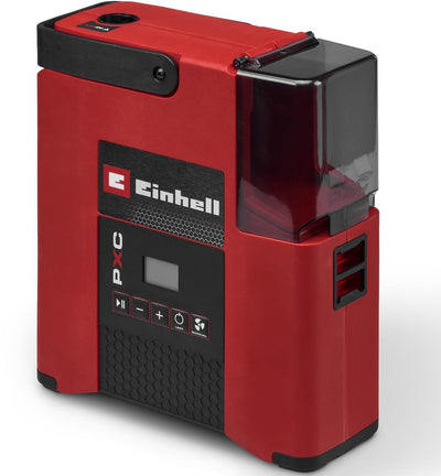 Einhell Akku-Luftpumpe Suppero 18 380 Li Solo – Power X-Change – 18 V Li-Ion – max. Luftförderung: 100 l min - zum Aufpumpen von Wasserbällen, SUPs, Schlauchbooten - exkl. Akku und Ladegerät