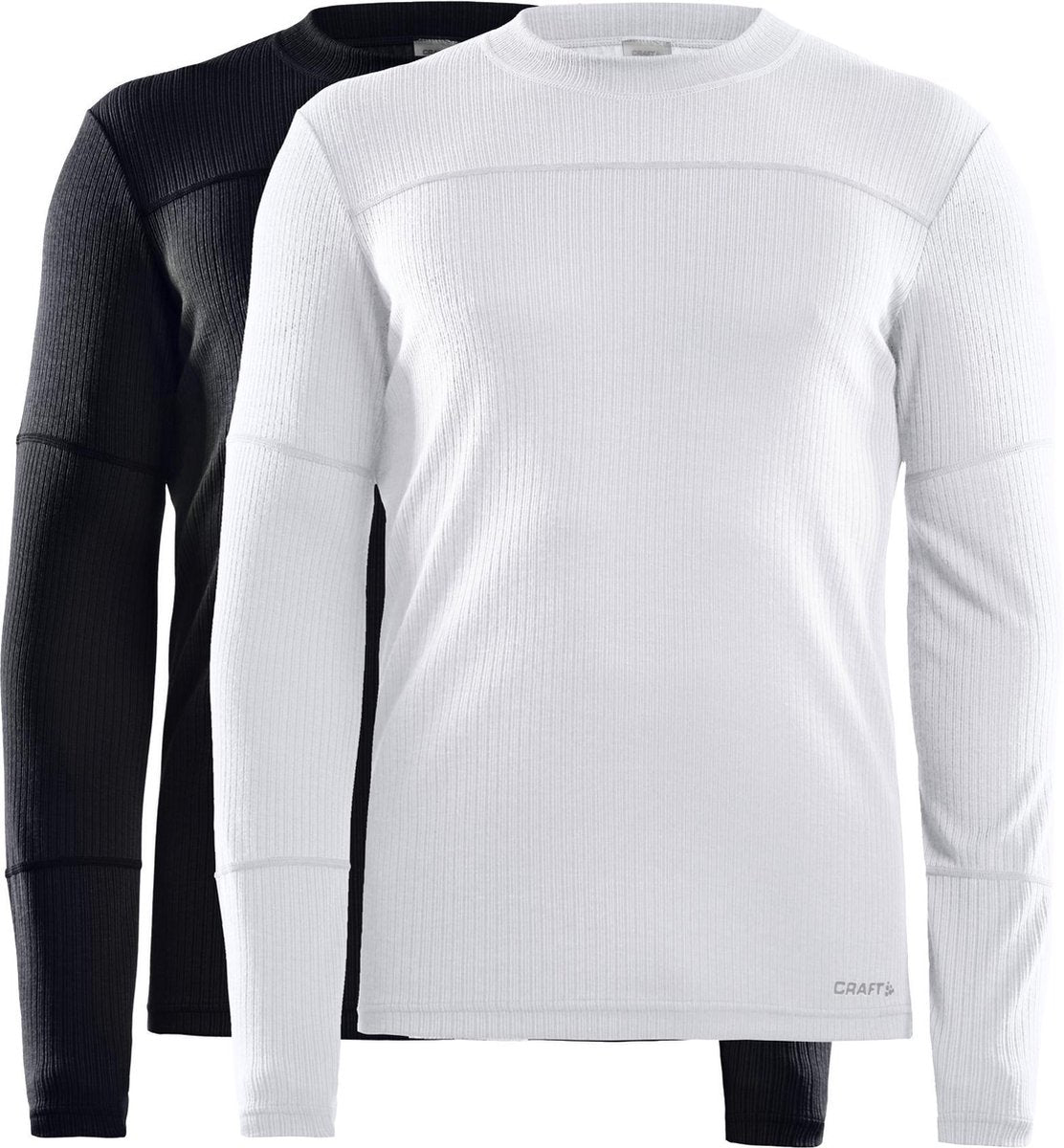 Craft – Core 2-Pack Baselayer – Thermoshirt – Schwarz und Weiß – Herren – L