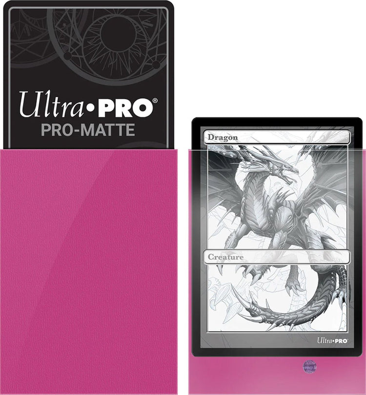 Ultrapro-Hüllen Pro-Matte Bright Pink D12