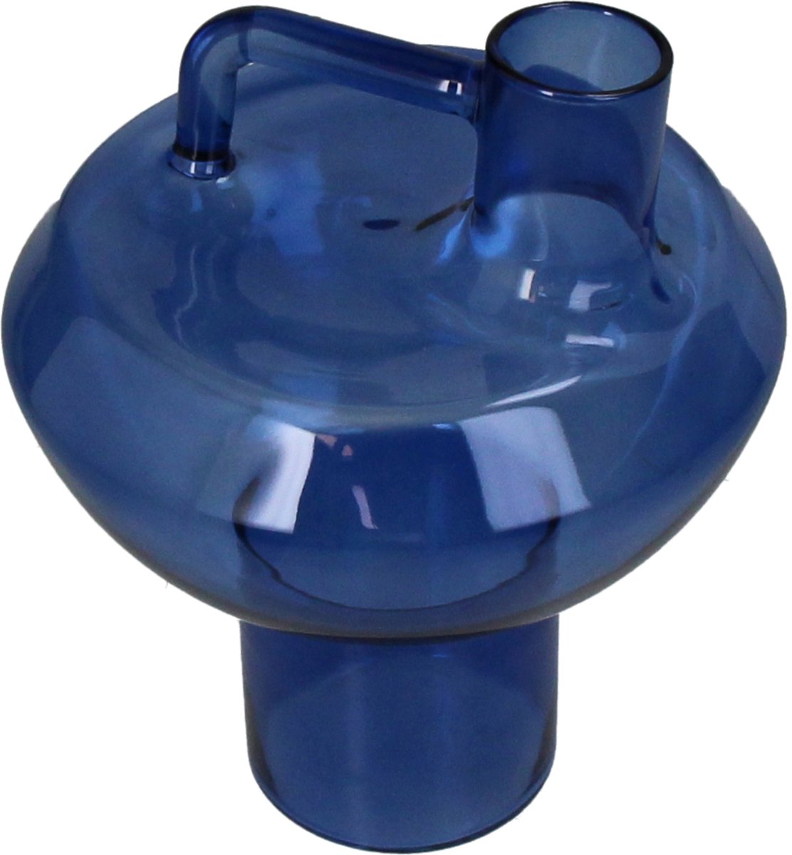 HD Collection Vase Glas blau 13,5x13,5x17cm