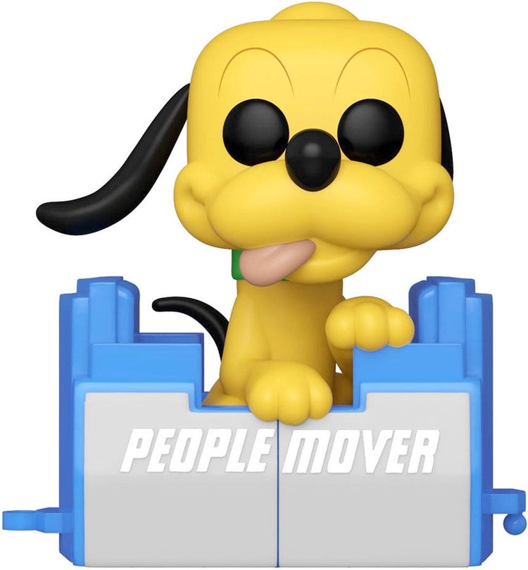 Funko Mickey Mouse Sammelfigur Walt Disney World 50. Jubiläum Pop! People Mover Pluto mit Ballon 9 cm mehrfarbig