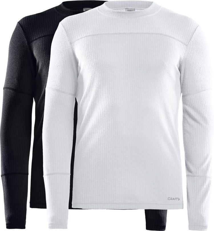 Craft – Core 2-Pack Baselayer – Thermoshirt – Schwarz und Weiß – Herren – M