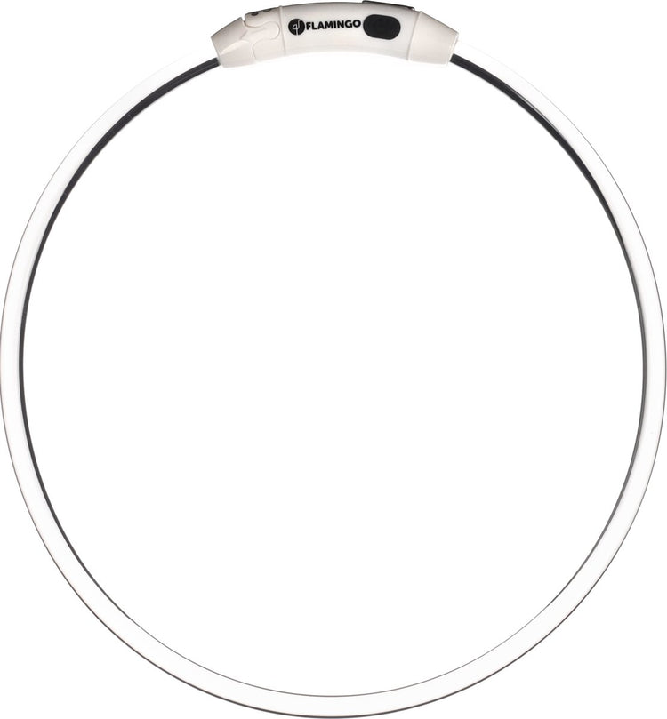 Flamingo Raina - Halsband Hunde - Halsband LED Raina mehrfarbig 20-63cm 8mm - 1Stk - 190452 - 1Stk
