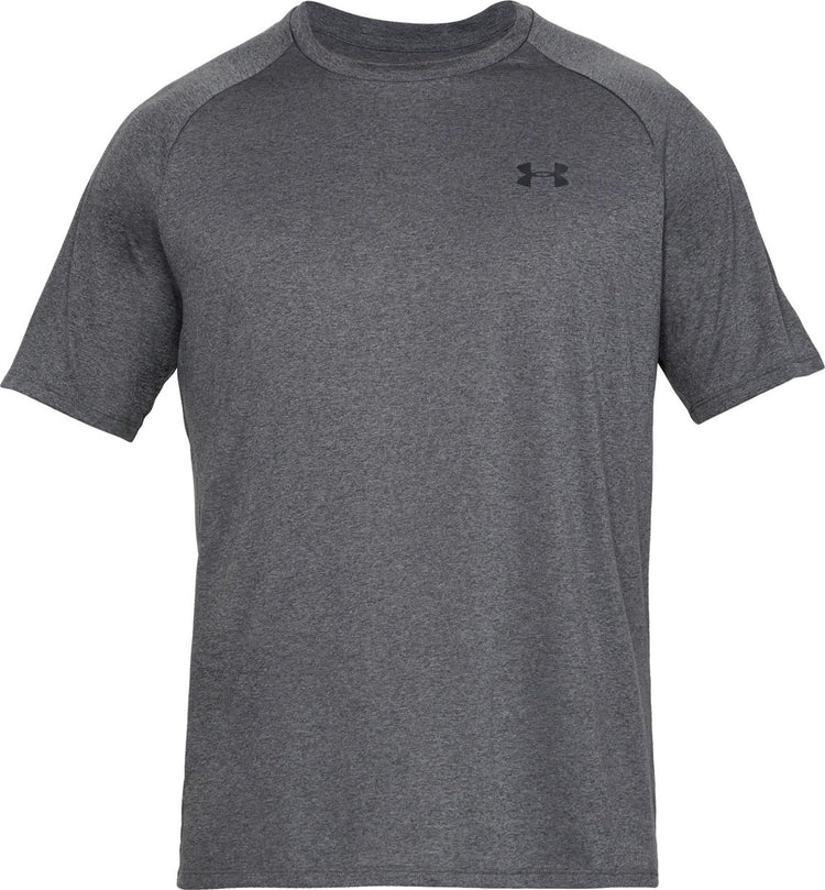 Under Armour UA Tech 2.0 SS Tee-Gry Herren-Sportshirt – Carbon Heather – Schwarz