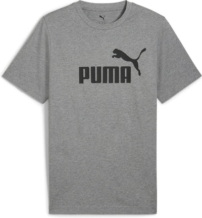 Puma ess Nr. 1 Logo Tee Herren-T-Shirt – mittelgrau meliert