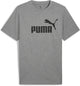 Puma ess Nr. 1 Logo Tee Herren-T-Shirt – mittelgrau meliert