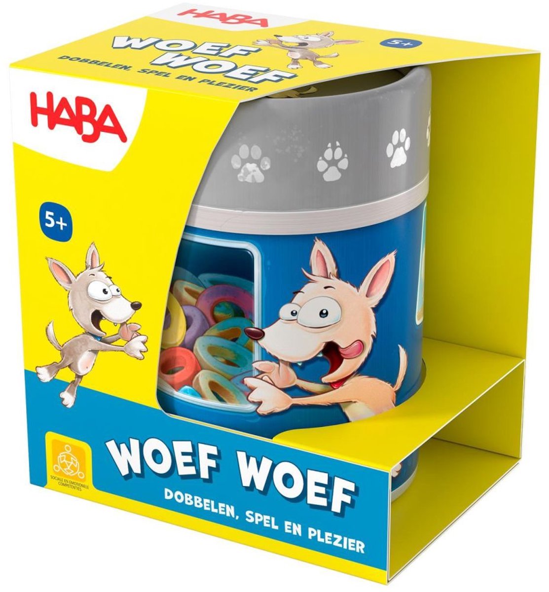 Haba Spiel Würfelbecher Wow Wau Lernspiel für Kinder Mehrfarbig.