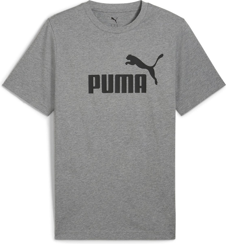 Puma ess Nr. 1 Logo Tee Herren-T-Shirt – mittelgrau meliert