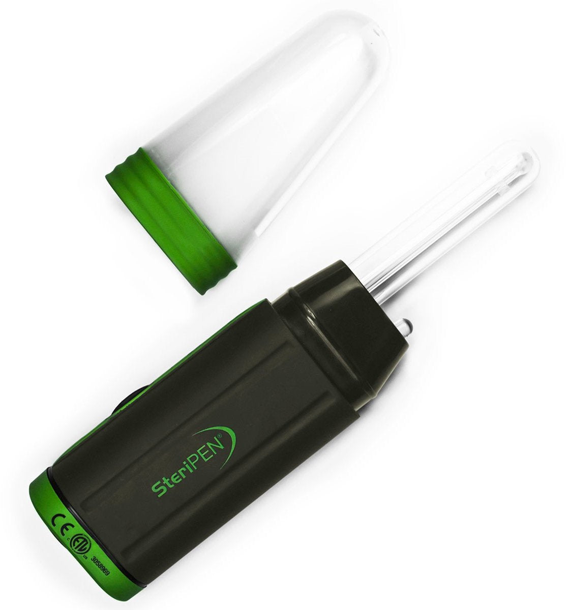 Steripen Adventurer Opti – UV-Wasserfilter und Luftreiniger – Tragbarer Wasserfilter für Outdoor, Camping und Reisen – Schwarzgrün