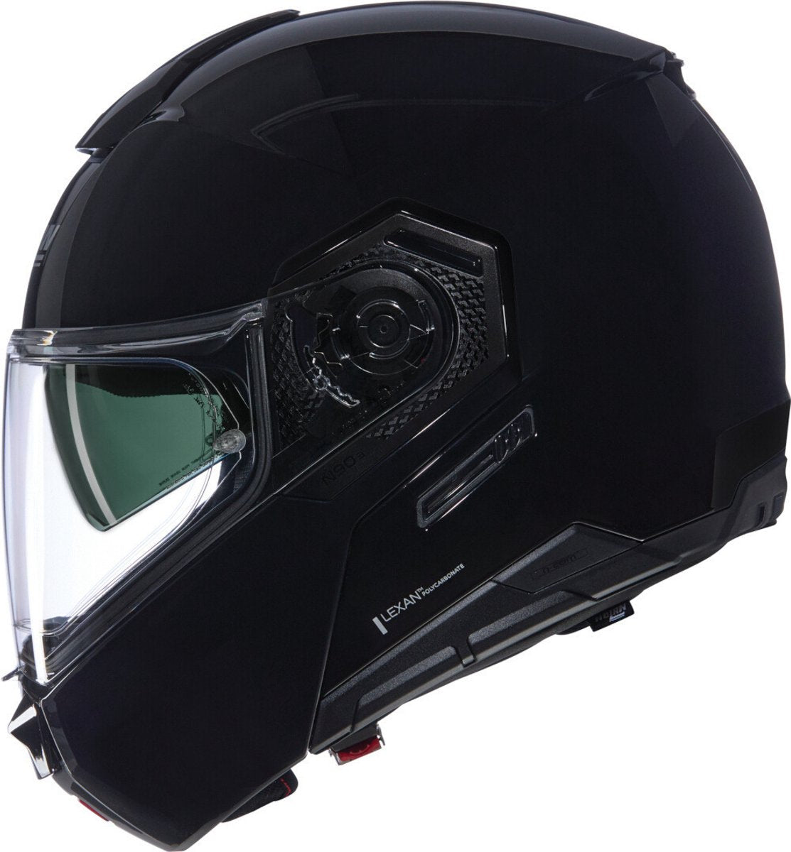 Nolan N90-3 06 Classico 301 Schwarz glänzender Systemhelm - Größe XL - Helm