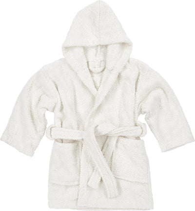 Meyco Baby-Uni-Bademantel – Frottee – gebrochenes Weiß – 98 104