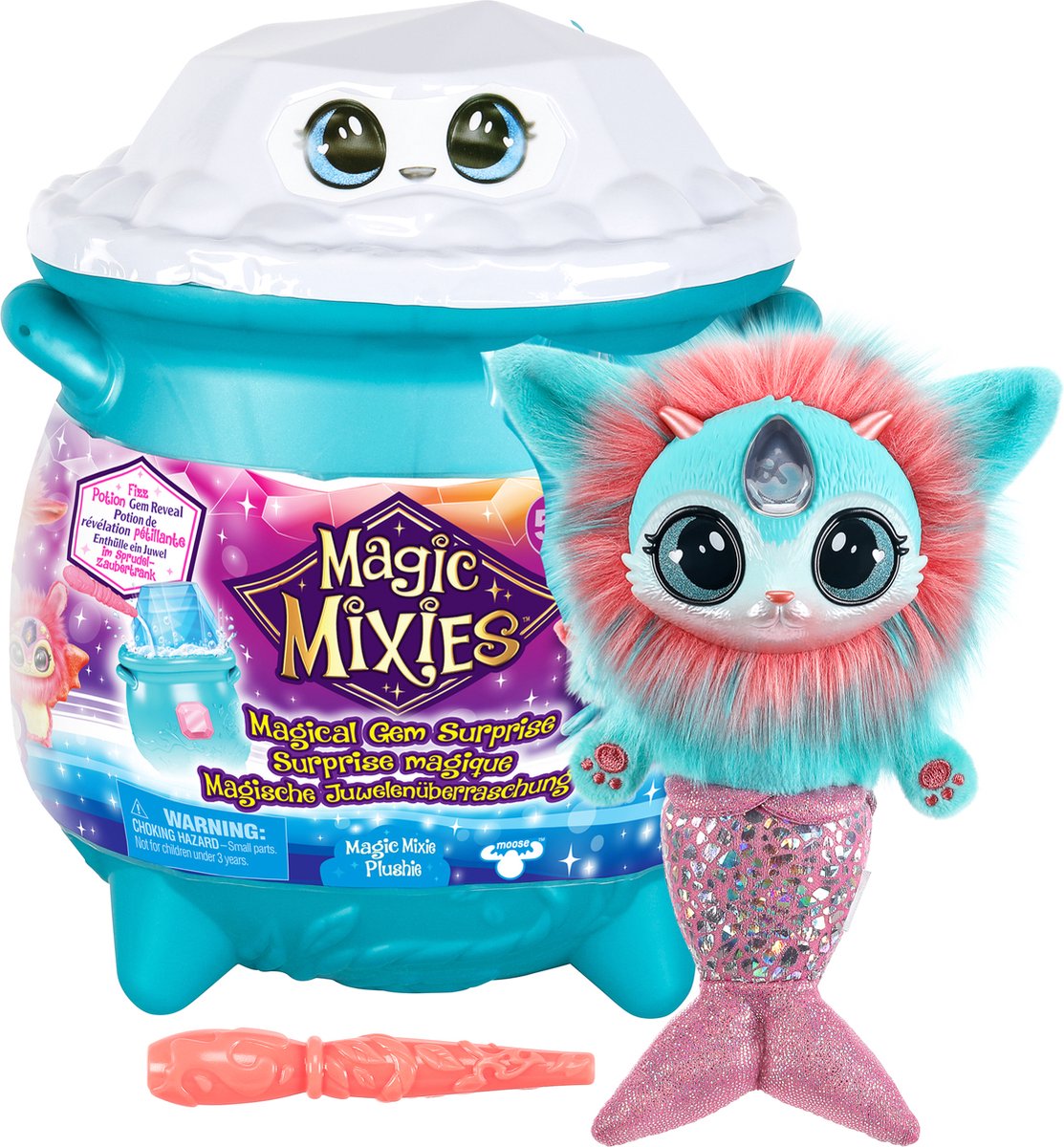 Elchspielzeug Mischung Magisches Edelstein Überraschung magisches Kessel Wasser machen Ihren Mixie Plushie