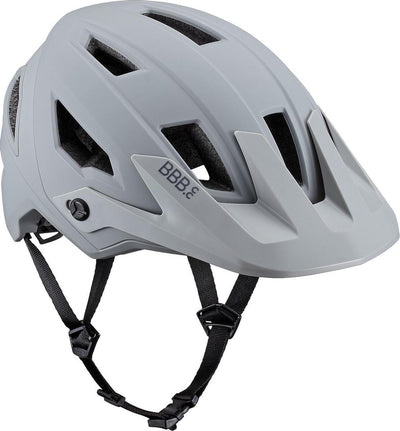 BBB Cycling Shore Mountainbike-Helm – Fahrradhelm Erwachsene – Sporthelm – Mattgrau – Größe L – BHE-59