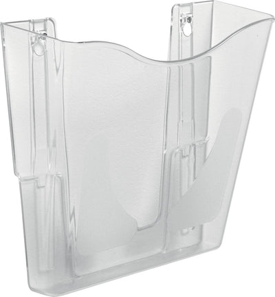 Wandprospekthalter deflecto transparent a4
