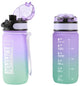 Itotal idrink Tritan-Flasche 500 ml Lila und Aquamarin Trinkflasche Lila und Aquamarin 7×7×19,5 cm