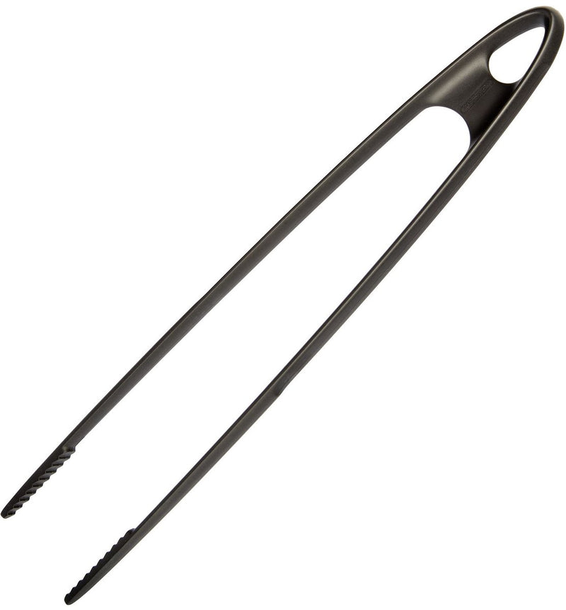 Westmark Brat- und Servierpinzette, Grillzange, sehr hitzebeständig bis 270°C, Kunststoff, Länge: 29 cm, mild-plus, schwarz, 13692270