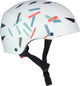 Nijdam Skatehelm – High Topper – Weiß Schwarz – L