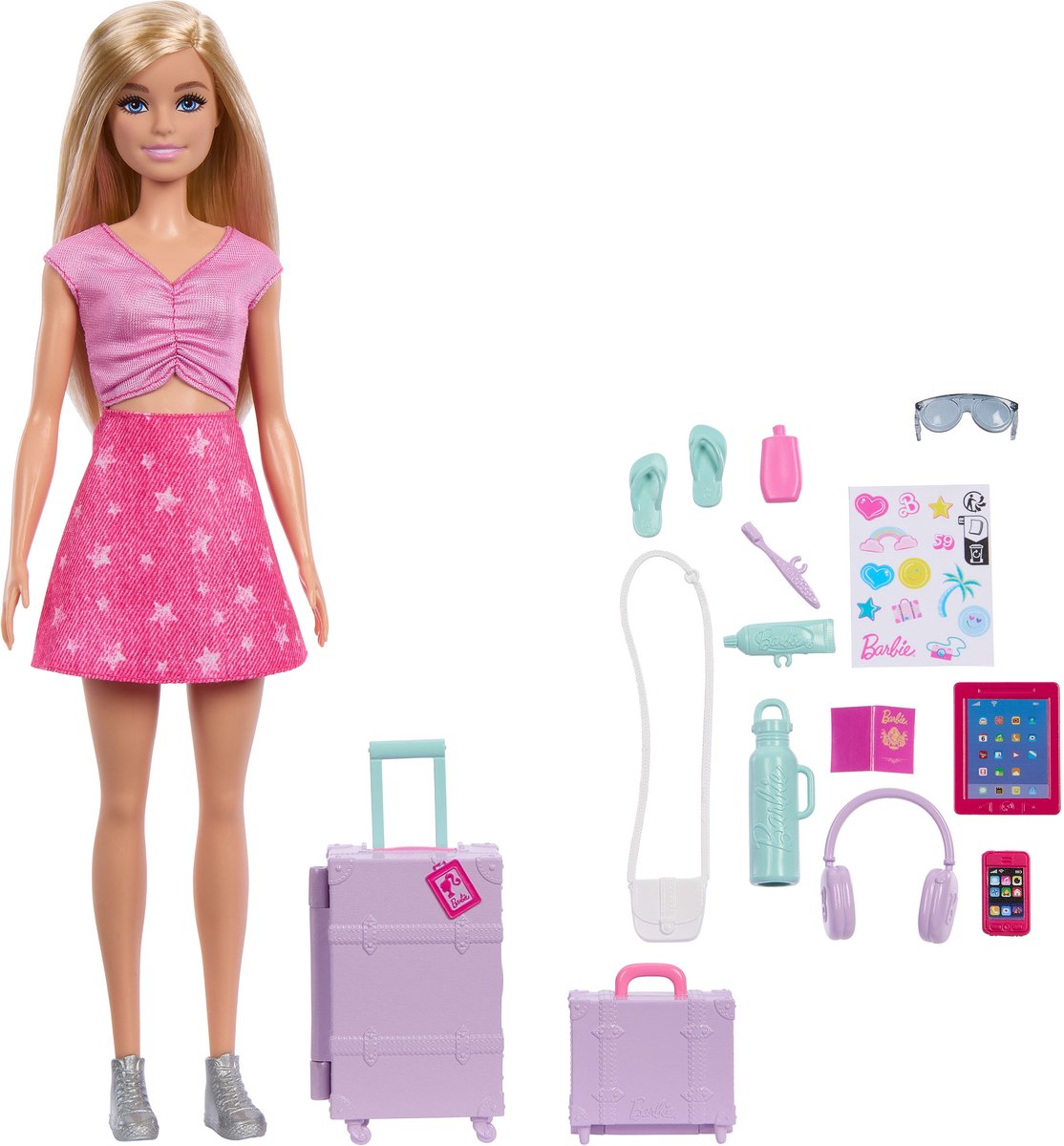 Barbie Family Friends Malibu – Puppe und Zubehör