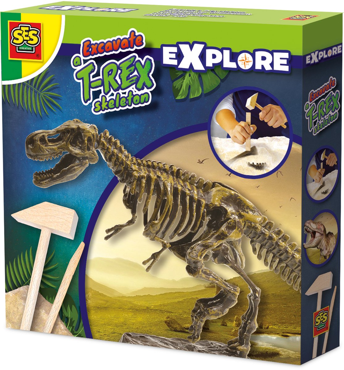 SES T-Rex graben sich aus