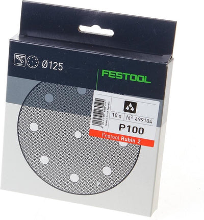 Festool Zubehör Schleifscheiben STF D125 8 P80 RU2 10 - 499103