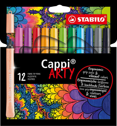 Stabilo Cappi fühlte -Tipstifts kunstt 12 Stücke