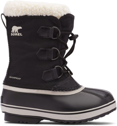 Sorel Yoot Pac™ Nylon WP Jugend-Unisex-Schneestiefel – Schwarz – Größe 39