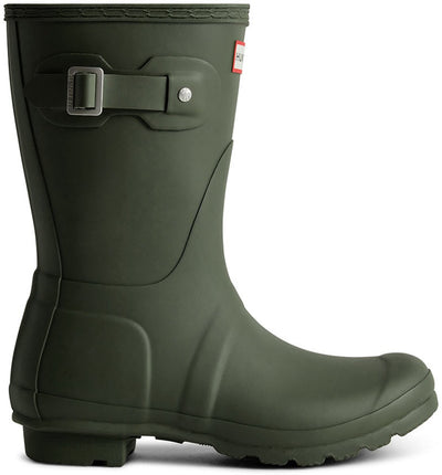 Hunter Damen Regenstiefel Damen Original kurz - grün