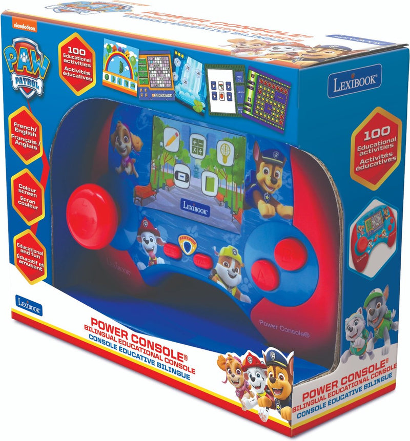 Lexibook Power Console Pat Patrol Console de Jeux éducative (fr en)