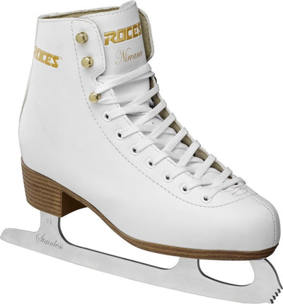 Roces – Nirvana – Eiskunstlaufschuhe – Eislaufen Damen – Weiß – Extra Knöchelunterstützung, Komfort-Warmfutter – Größe EU 40