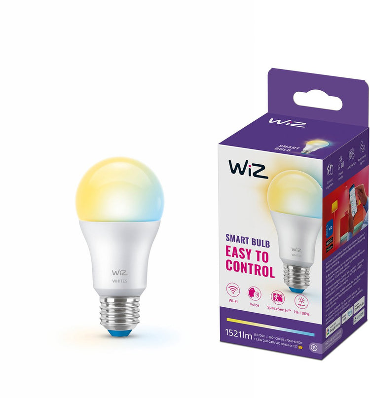 Wiz-Lampe – intelligente LED-Beleuchtung – warmes bis kühles weißes Licht – E27 – 100 W – matt – WLAN
