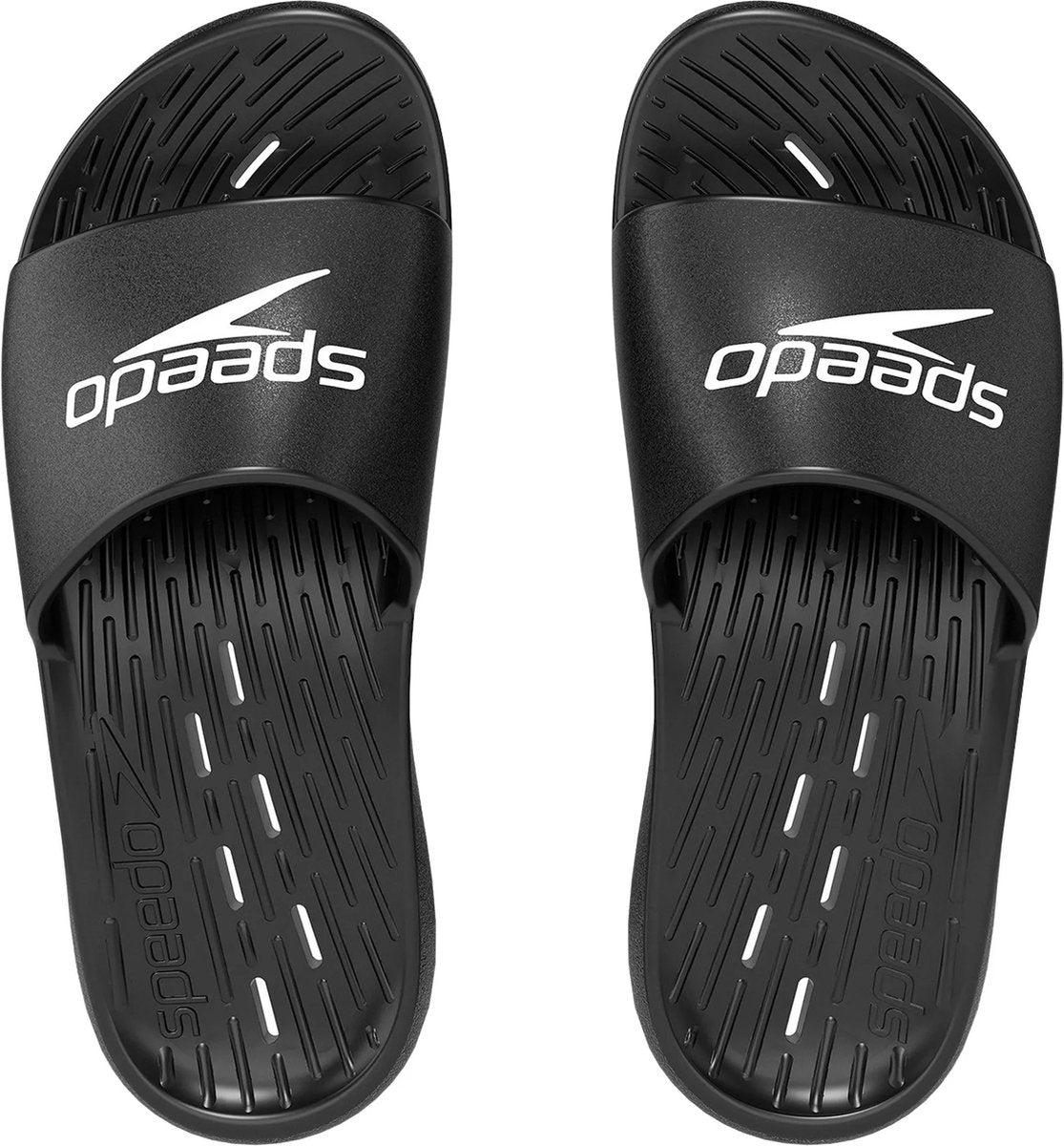Speedo Slide Damen-Hausschuhe für Erwachsene, Schwarz