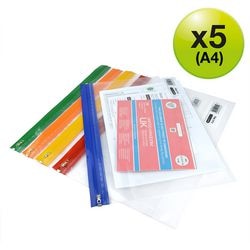Dokumentenmappe mit Reißverschluss Rapesco 1503 A4+ Farbsortiment