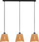 Eglo Lavister Hängelampe – E27 – 91 cm – Schwarzbraun – Papier